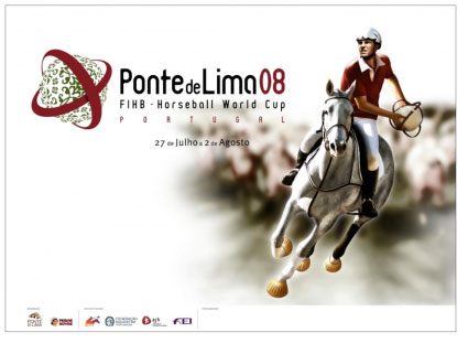 Afiche del 1º Mundial de Horseball