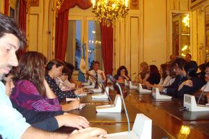 Reunión en Casa de Gobierno